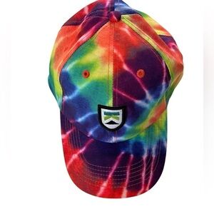 KILLINGTON BEAST OF THE EAST TIE-DYE NEON LOGO ADJUSTABLE BASEBALL HAT CAP